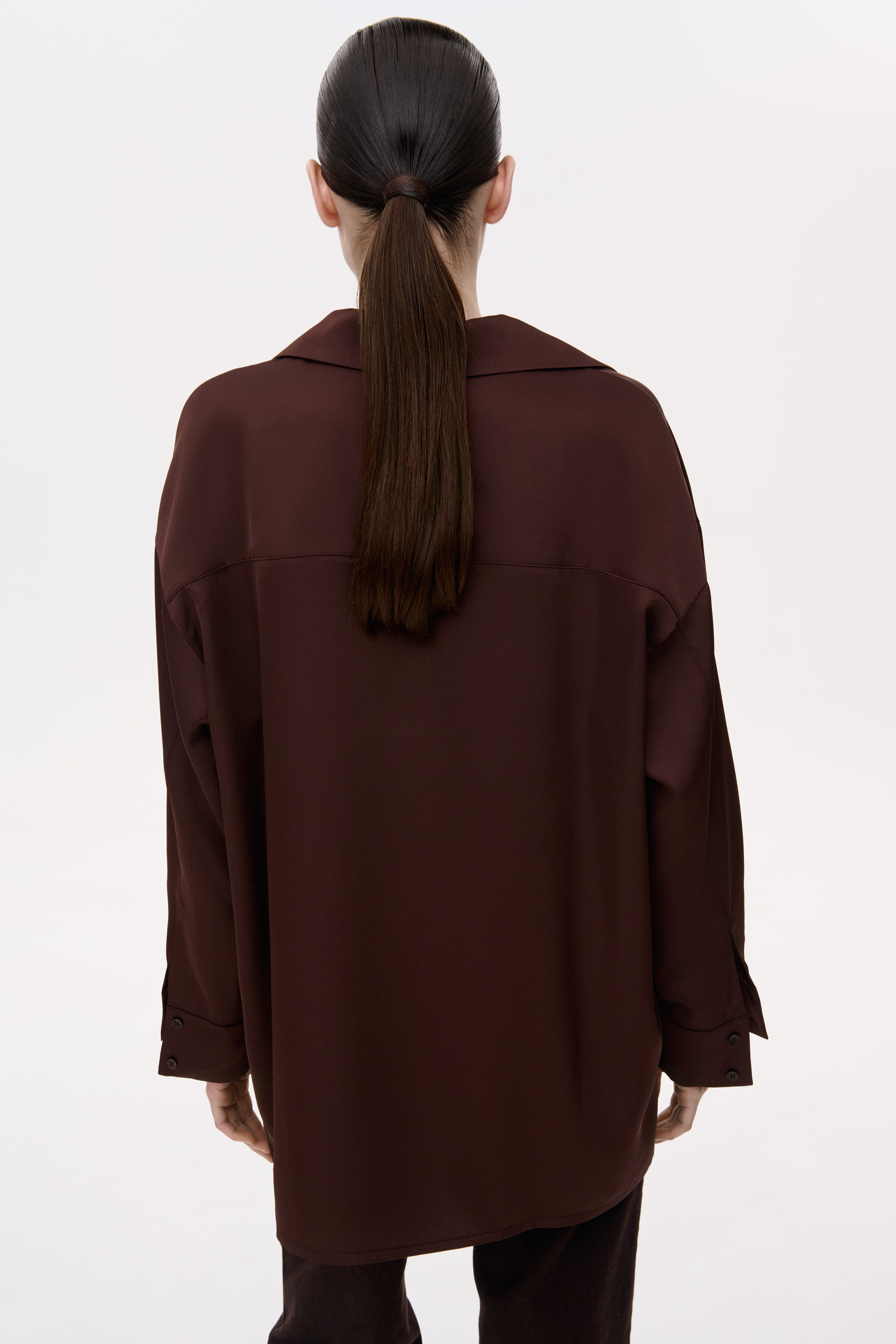 ШОВКОВА СОРОЧКА ВІЛЬНОГО КРОЮ 1148 зображення 3